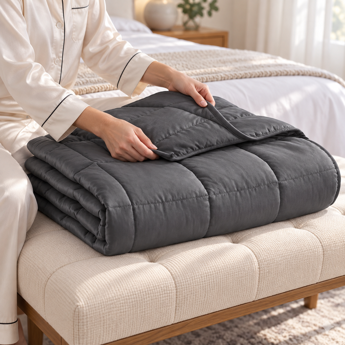 Hushly blanket folding
